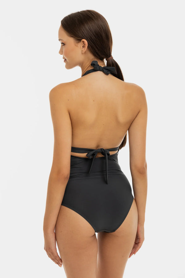 Costum de baie întreg pentru gravide și alăptare - grafit