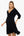 Rochie eleganta pentru gravide și alăptare - albastru închis