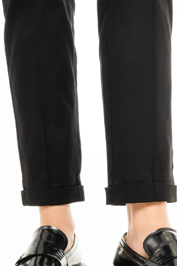 Pantaloni strâmţi din bumbac pentru gravide