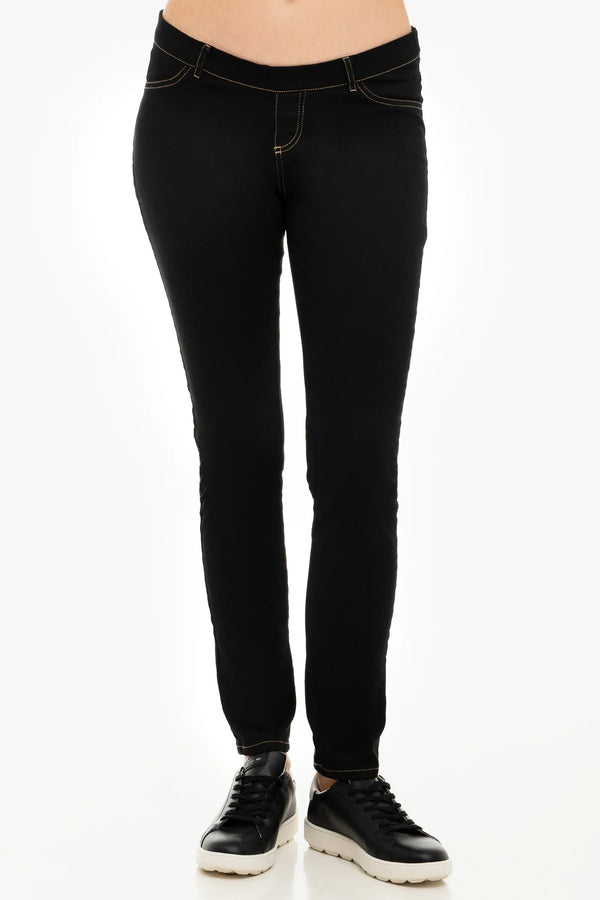 Blugi elastici pentru gravide cu curea detașabilă