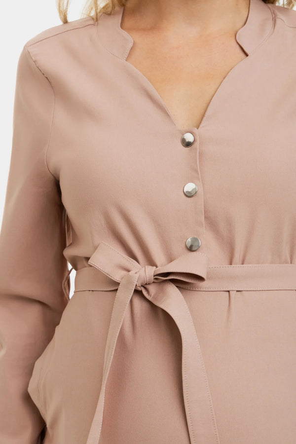 Rochie elastica pentru gravide și alăptare - pudra