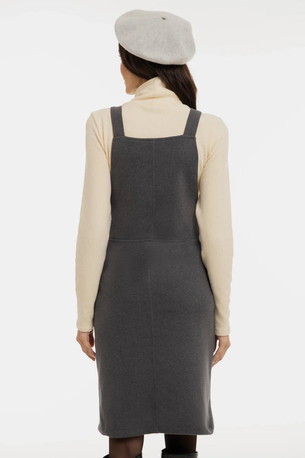 Sarafan tricotat pentru gravide și alăptare – gri