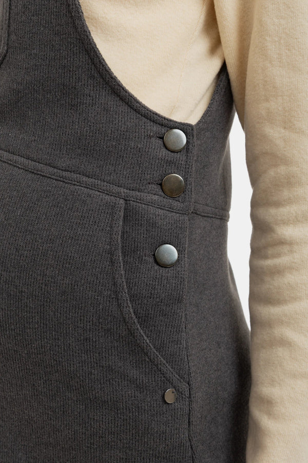 Sarafan tricotat pentru gravide și alăptare – gri