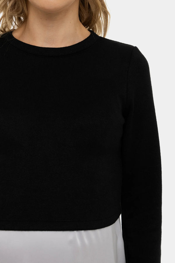 Rochie din satin cu pulover pentru gravide și alăptare - argintie