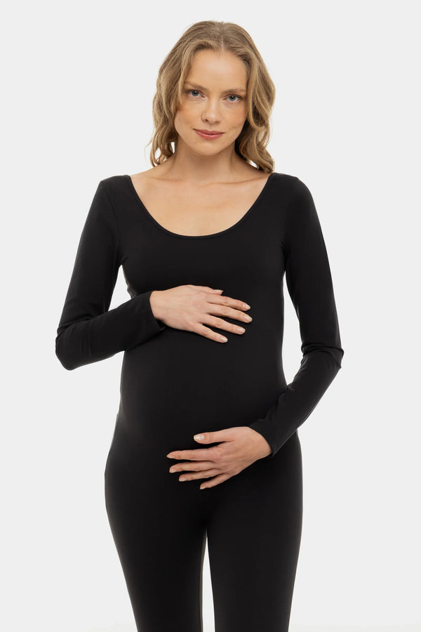 Salopetă modelatoare cu mânecă lungă pentru gravide