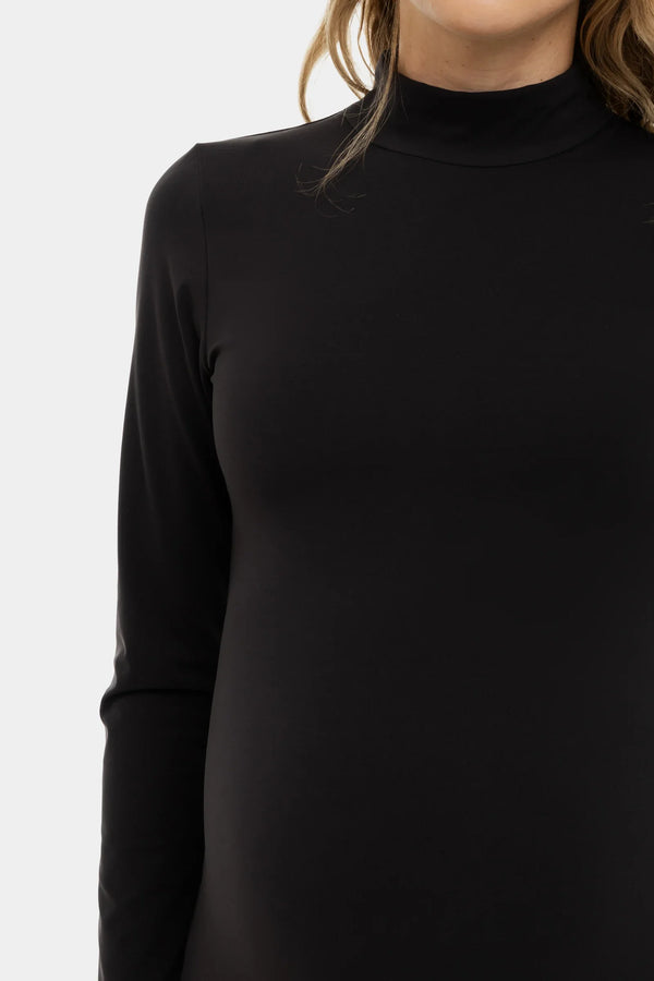 Salopetă modelatoare cu guler polo pentru gravide