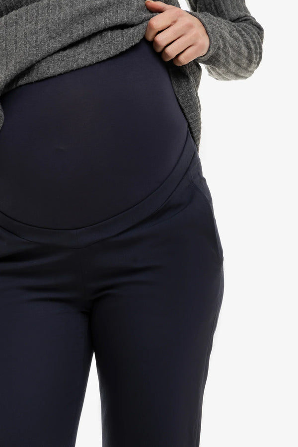 Pantaloni albastru închis pentru gravide