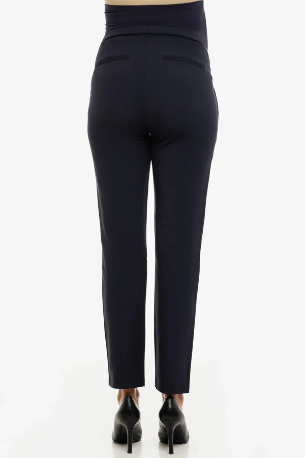 Pantaloni albastru închis pentru gravide