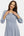 Rochie pentru gravide cu încrețituri - albastru pastel