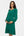 Rochie elegantă pentru gravide, cu drapaje - verde
