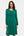 Rochie elegantă pentru gravide, cu drapaje - verde