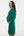 Rochie elegantă pentru gravide, cu drapaje - verde