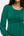 Rochie elegantă pentru gravide, cu drapaje - verde