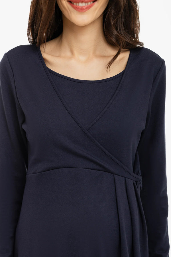 Rochie cu nod pentru gravide și alăptare