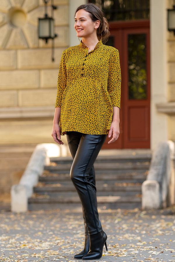 Pantaloni pentru gravide cu benzi laterale