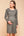 Rochie elegantă pentru gravide și alăptare cu mâneca lungă - khaki