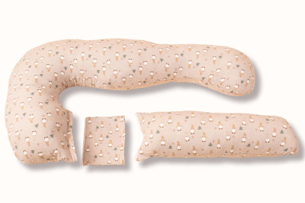 Pernă U 3 în 1 pentru gravide și alăptare – Crăciun