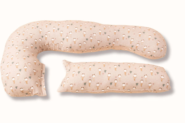 Pernă U 3 în 1 pentru gravide și alăptare – Crăciun