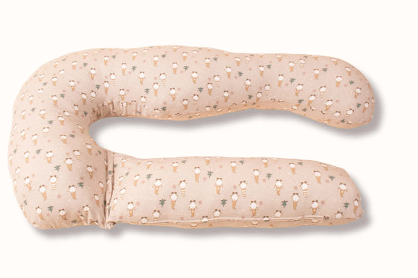 Pernă U 3 în 1 pentru gravide și alăptare – Crăciun