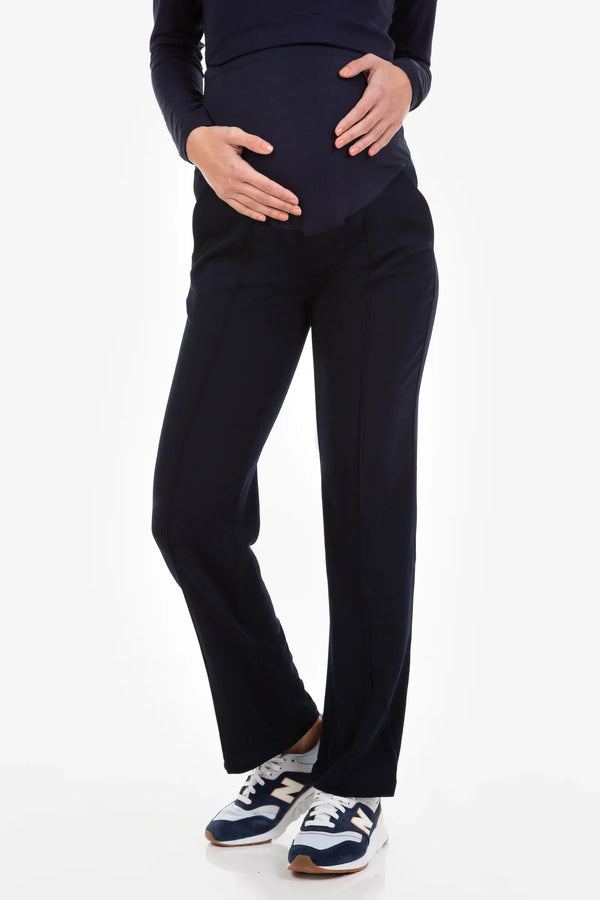 Pantaloni eleganți pentru gravide cu bumbac organic