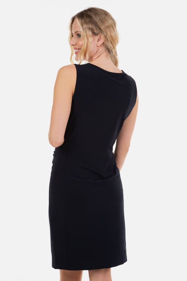 Rochie pentru gravide și alăptare cu pulover 2 în 1 - roz