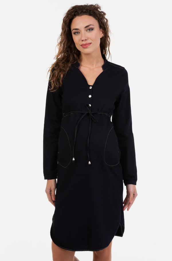 Rochie denim pentru gravide și alăptare