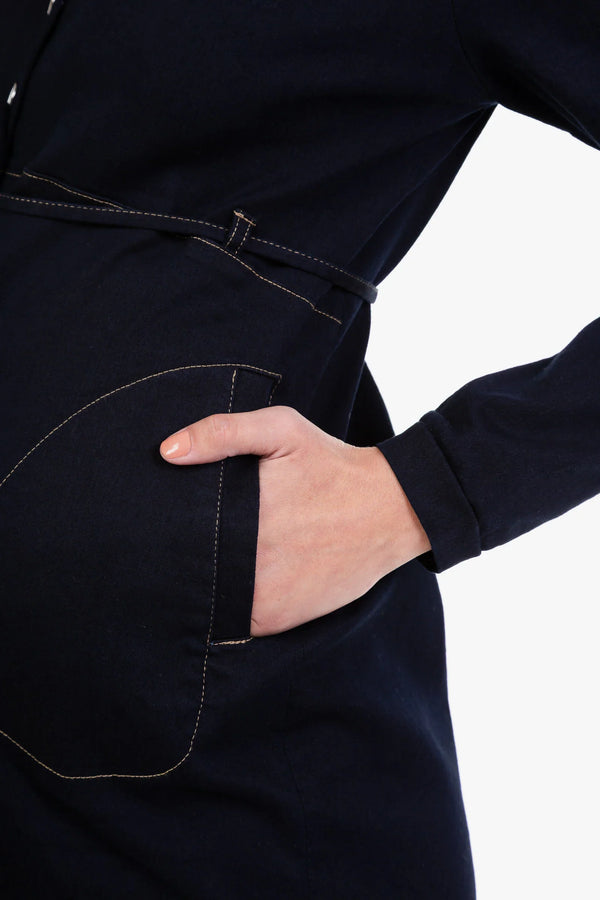 Rochie denim pentru gravide și alăptare