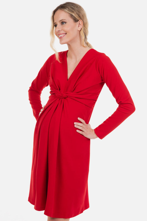 Rochie elegantă cu nod pentru gravide