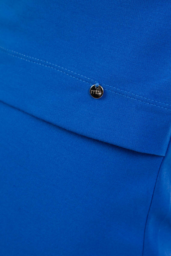 Rochie elegantă pentru gravide și alăptare - albastră