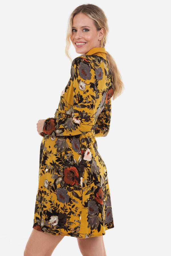 Rochie pentru gravide și alăptare cu imprimeu floral
