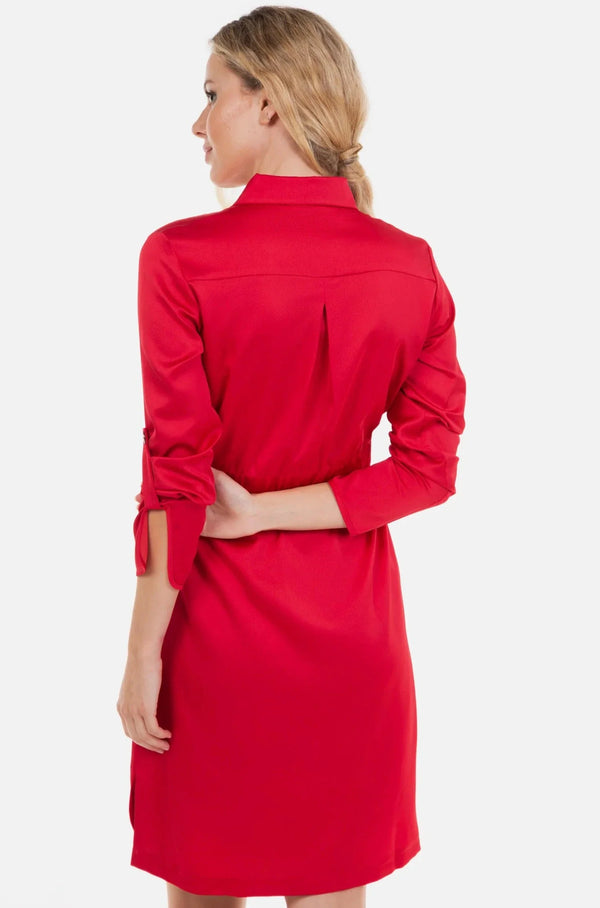 Rochie satinată pentru gravide și alăptare