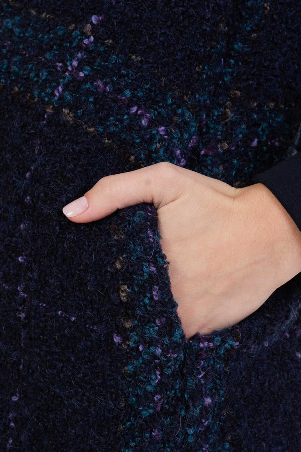 Hanorac în carouri pentru gravide și alăptare