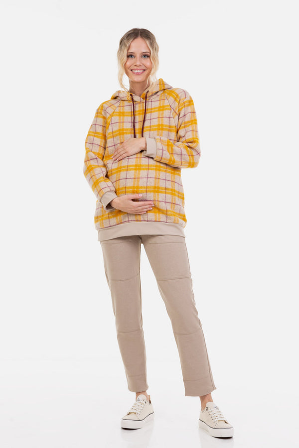 Pantalon sport pentru gravide – bej