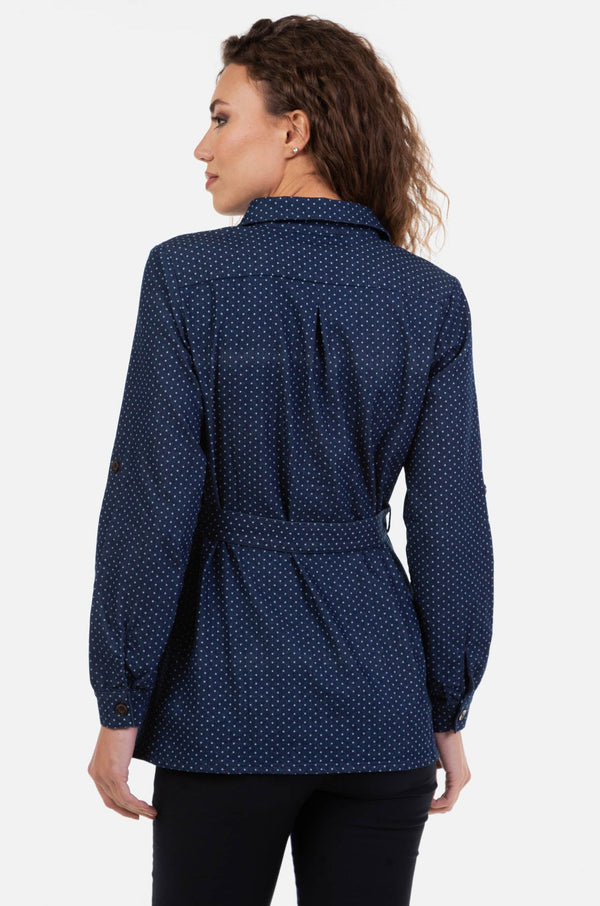 Cămașă din denim pentru gravide și alăptare