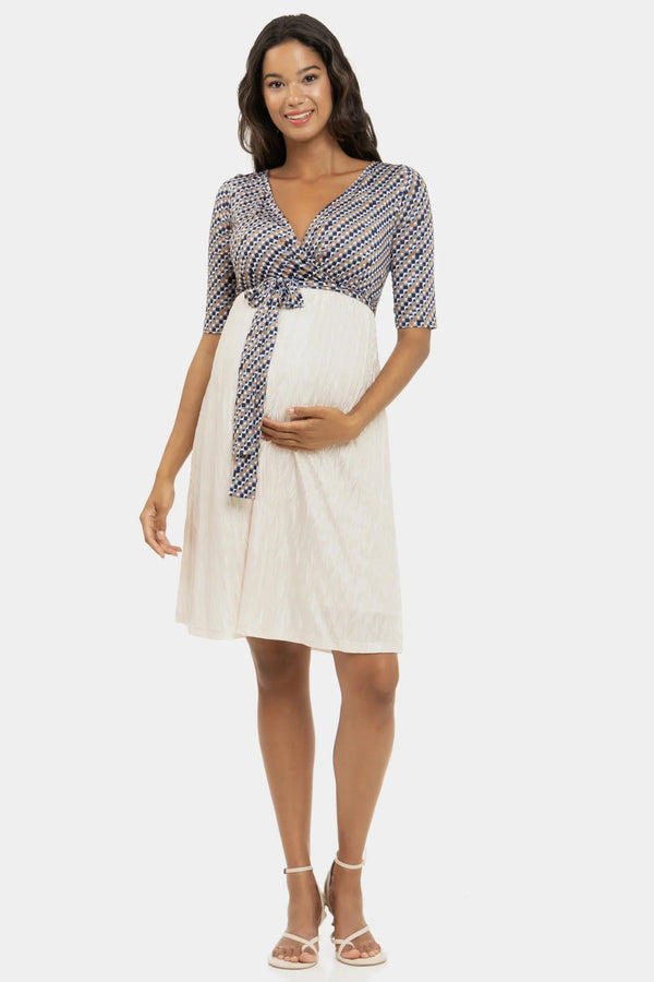 Rochie strălucitoare pentru gravide și alăptare