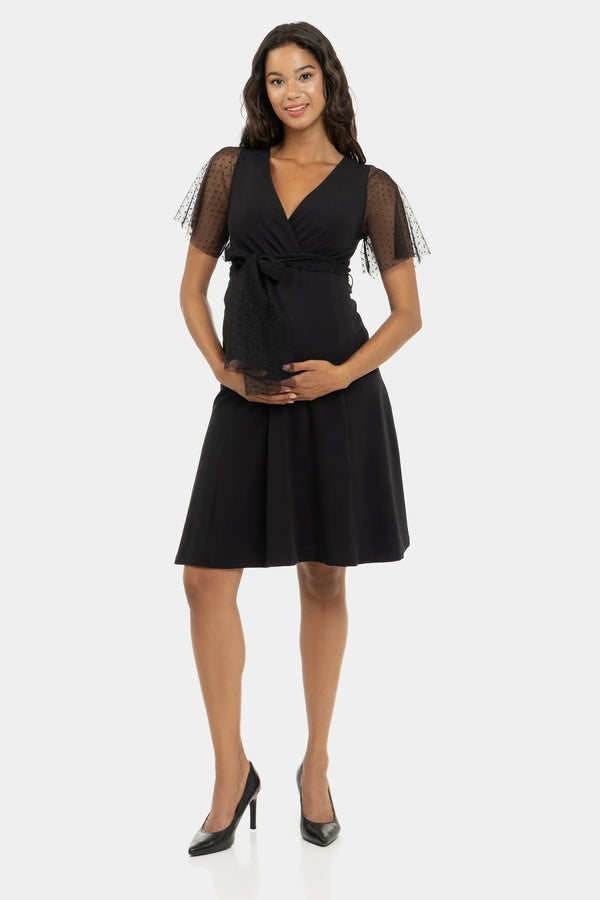 Rochie cu buline pentru gravide și alăptare