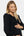 Rochie bleumarin cu drapaje pentru gravide