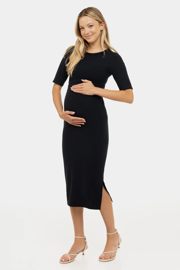 Rochie mulată pentru gravide și alăptare – bleumarin