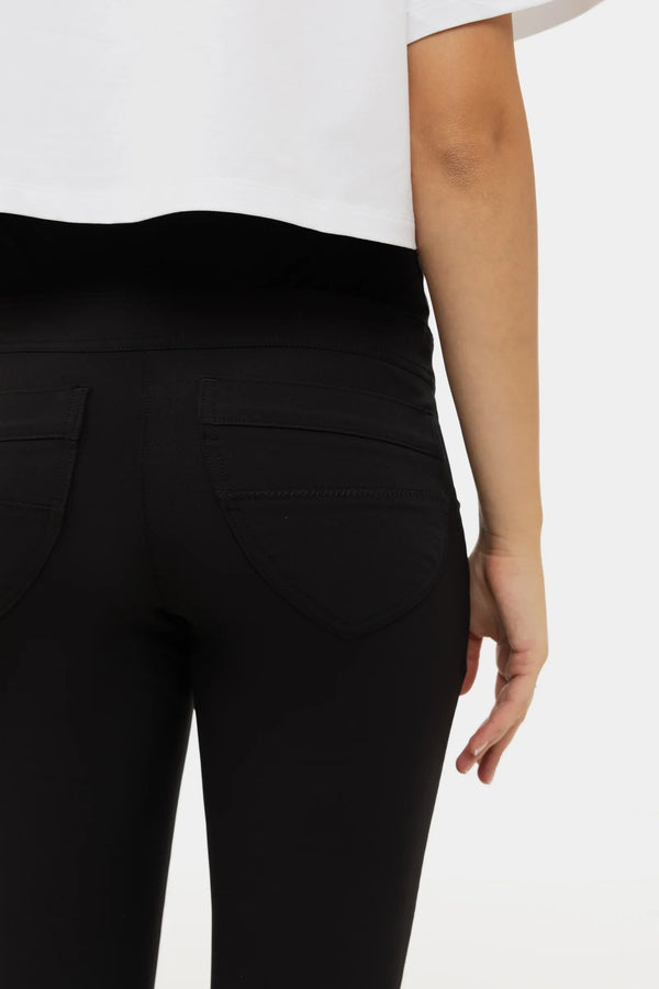 Pantaloni negri ajustați pentru gravide