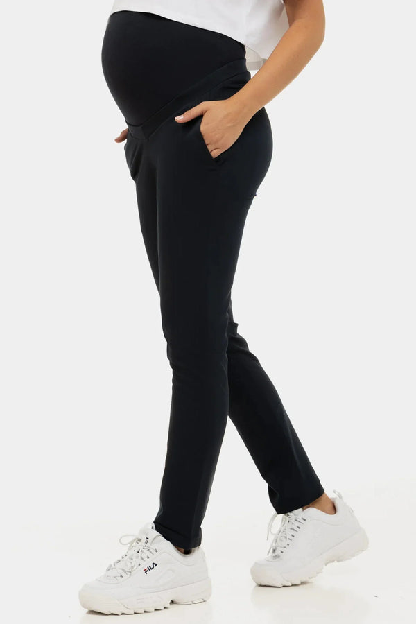 Pantaloni albastru închis pentru gravide