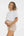 Crop top din bumbac pentru gravide – alb
