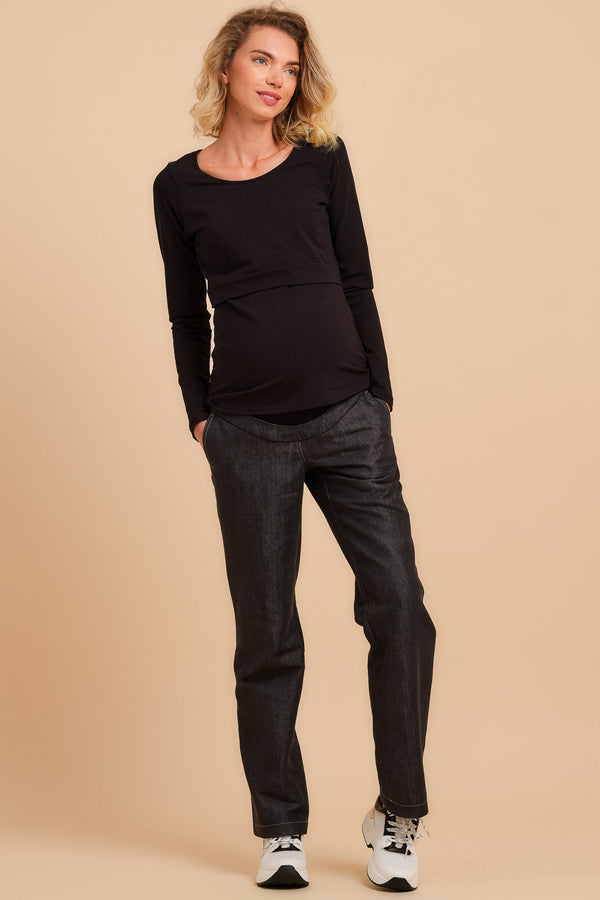 Blugi largi pentru gravide