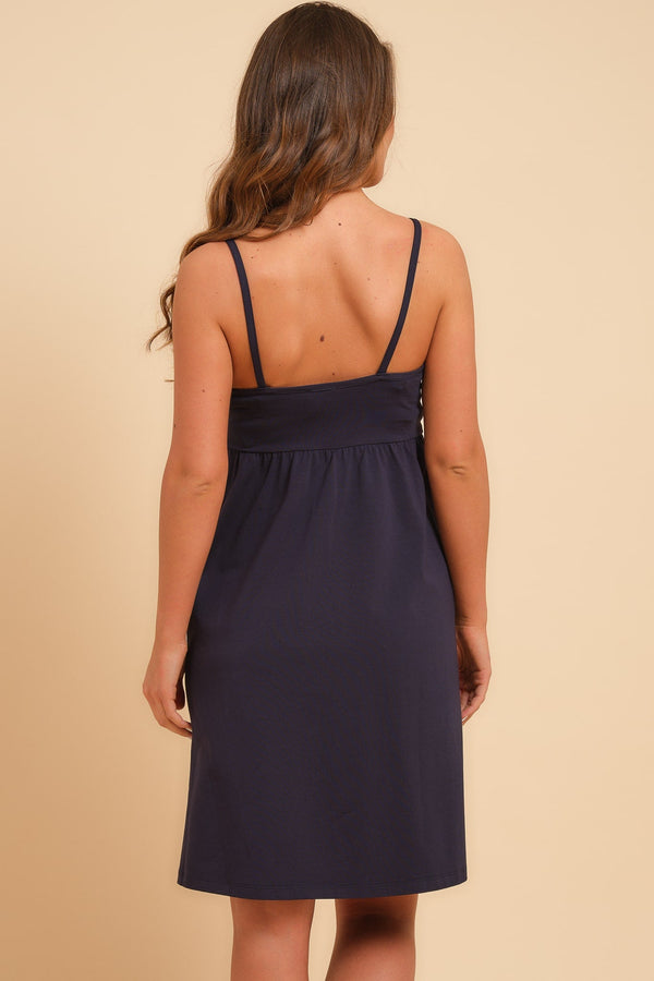 Cămașă de noapte de bumbac gravide și alăptare