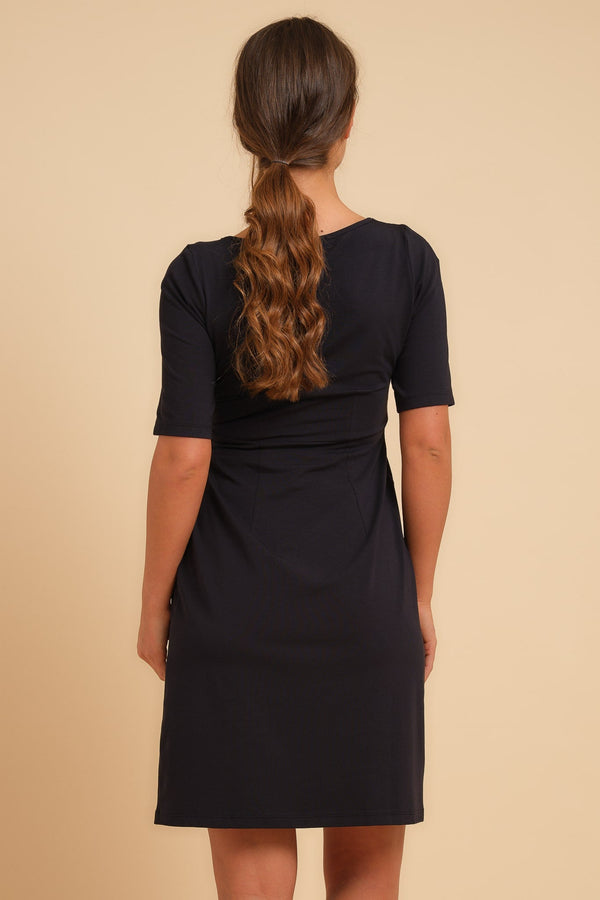 Rochie de bumbac pentru gravide și alăptare