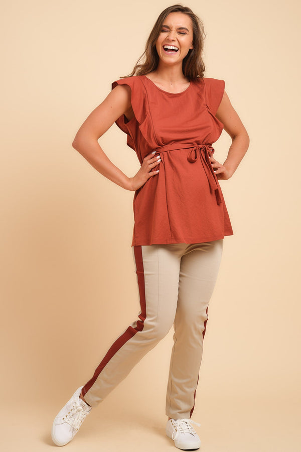 Pantaloni elastici strâmţi pentru gravide