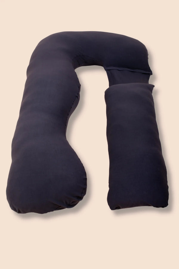 Pernă U 3 în 1 pentru gravide și alăptare – albastru închis