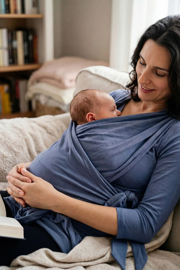 Bluză pentru contact piele pe piele – albastră