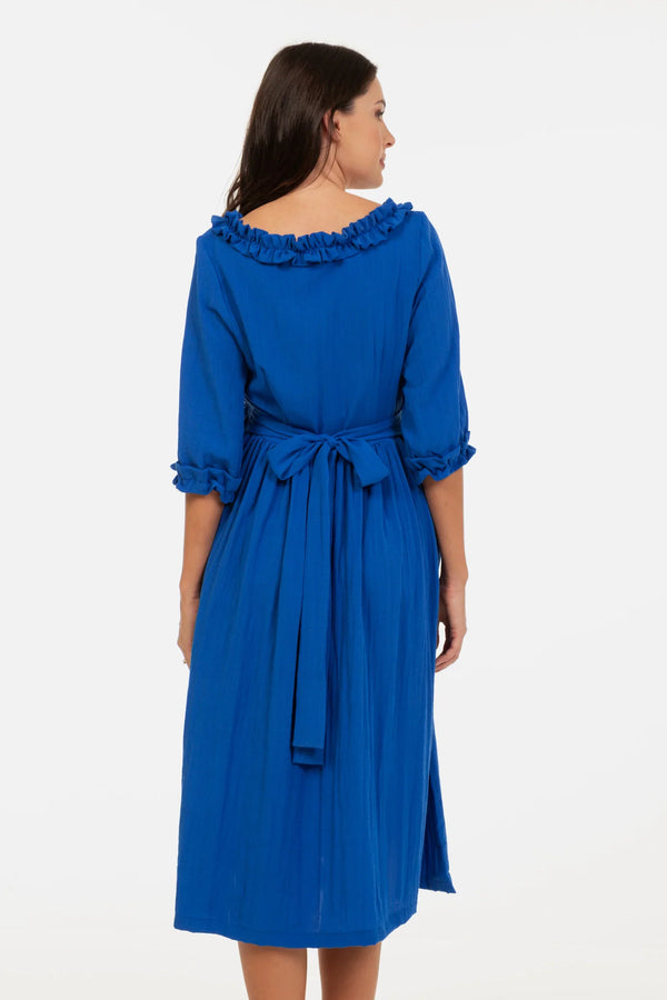 Rochie cu volane pentru gravide și alăptare