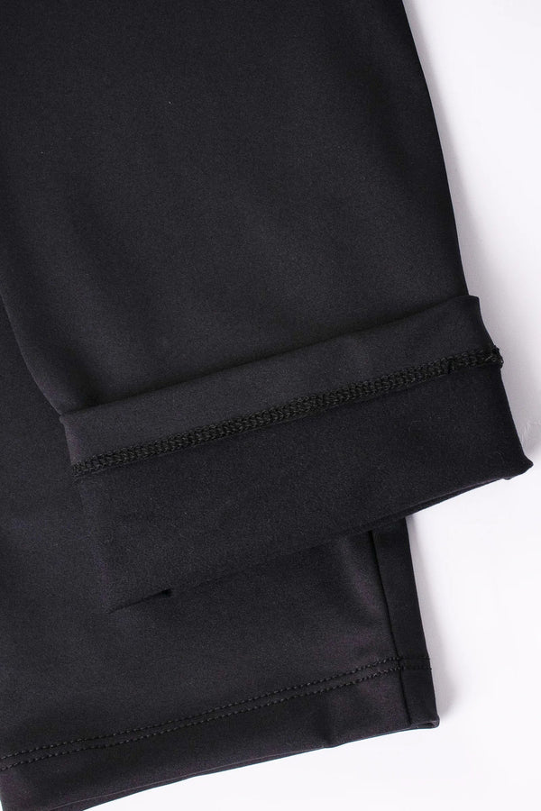 Colanți flaușați la interior pentru gravide cu bumbac organic