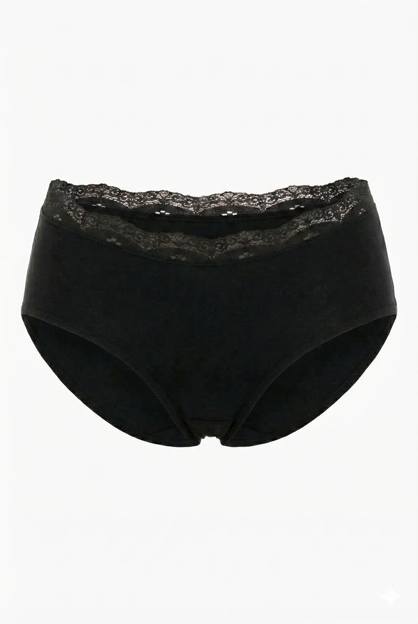 Bikini din bumbac pentru gravide cu dantelă